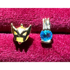 Gold Marvel Xmen Wolverine Stud Earrings